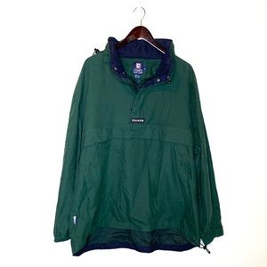 CHAPS Ralph Lauren Green Pullover Jacket